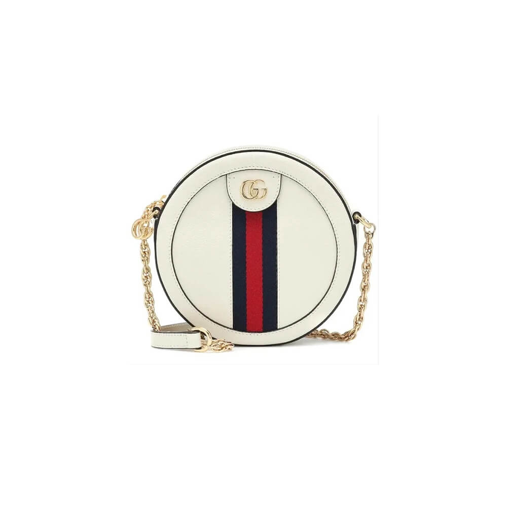 Ophidia GG mini round shoulder bag