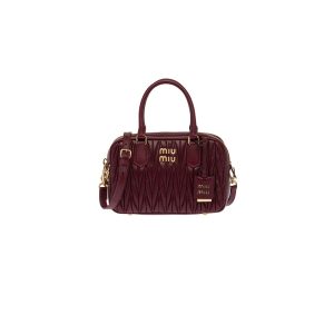 Matelasse nappa leather shoulder bag