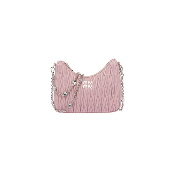 Matelasse nappa leather shoulder bag