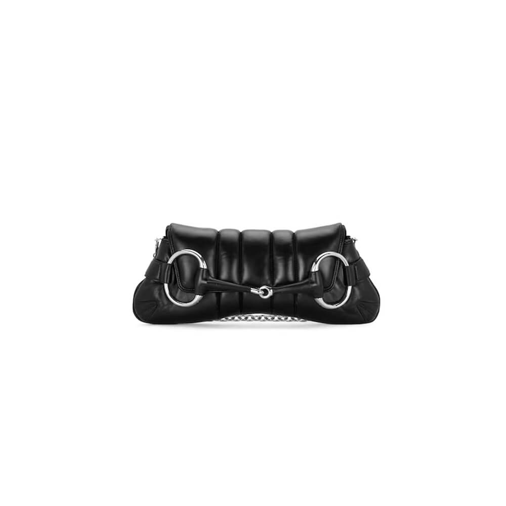 G*u*i horsebit chain small shoulder bag