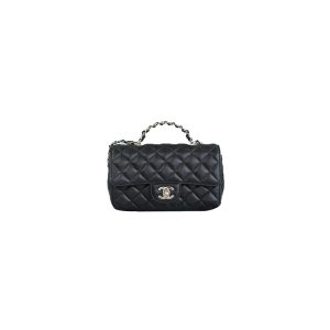 MINI FLAP BAG WITH TOP HANDLE