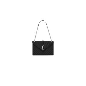 ysl large le 5 a 7 S*pple in smooth leather