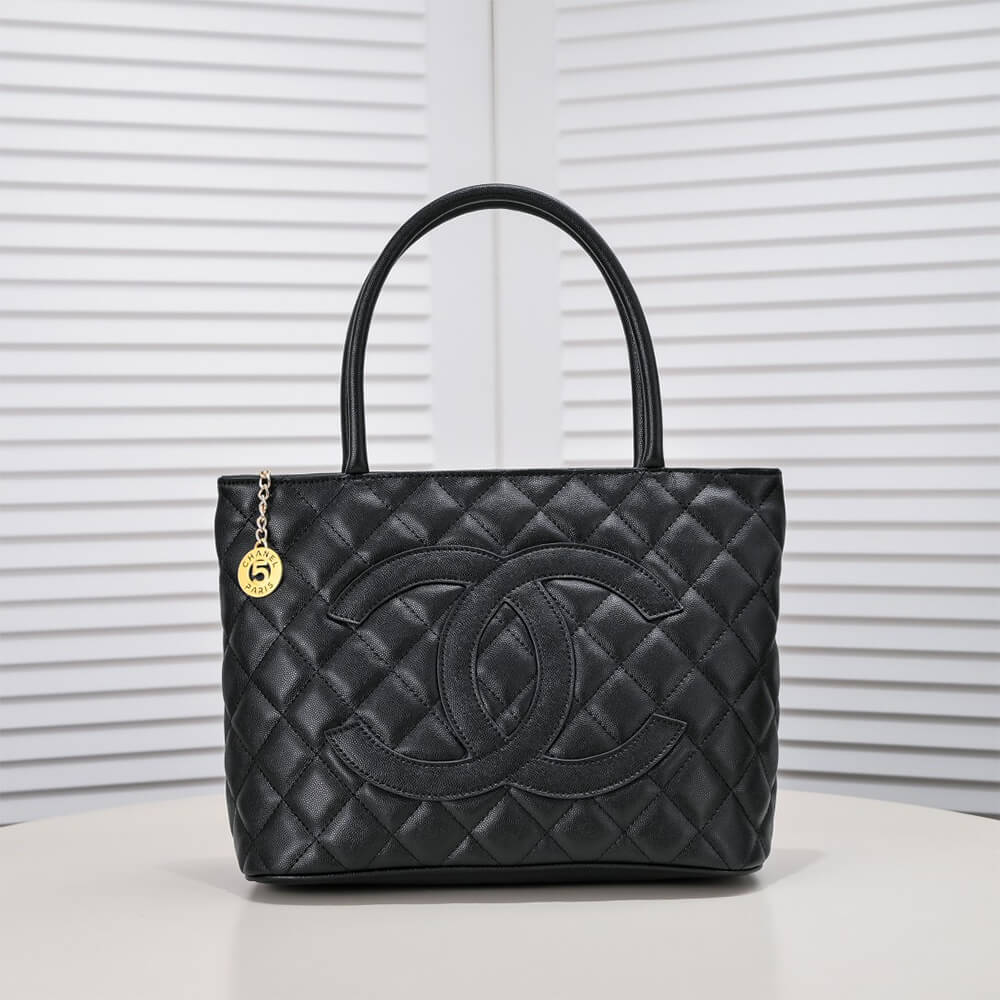 Ch*el medallion tote bag