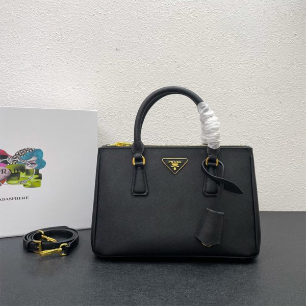 large Pra*a galleria saffiano leather bag