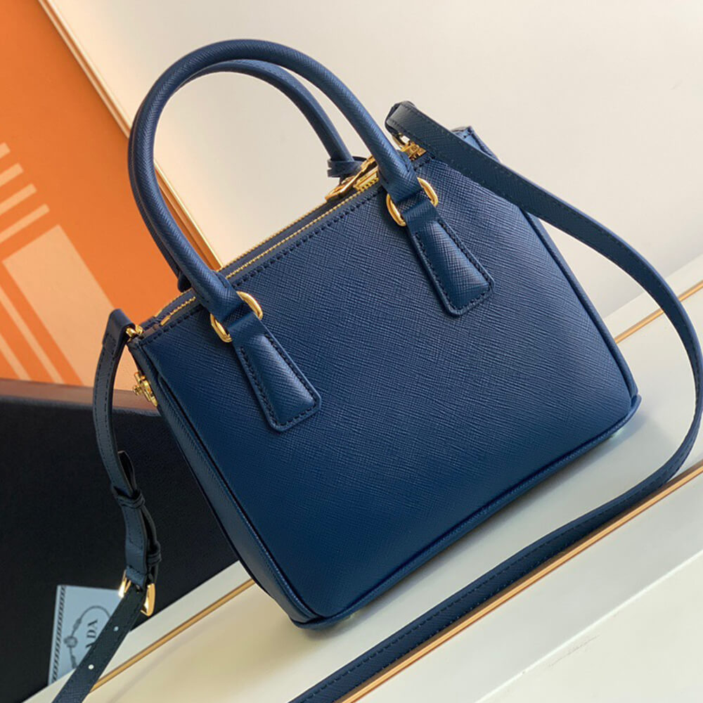 Pra*a galleria saffiano leather mini-bag