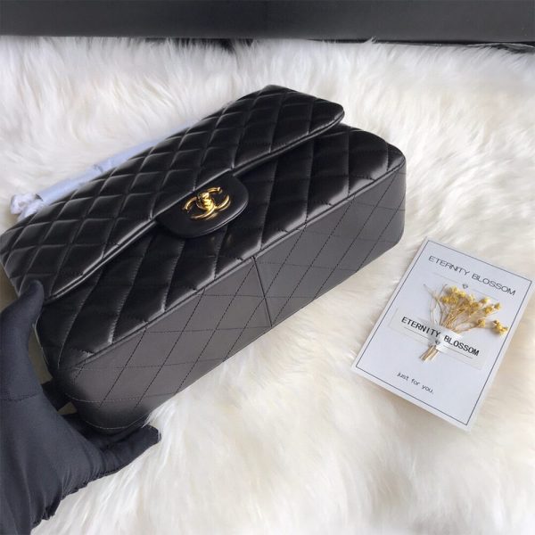 Ch*el classic double flap jumbo