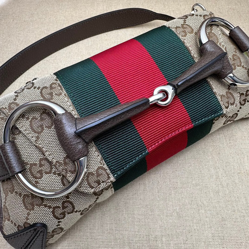 G*u*i horsebit chain small shoulder bag