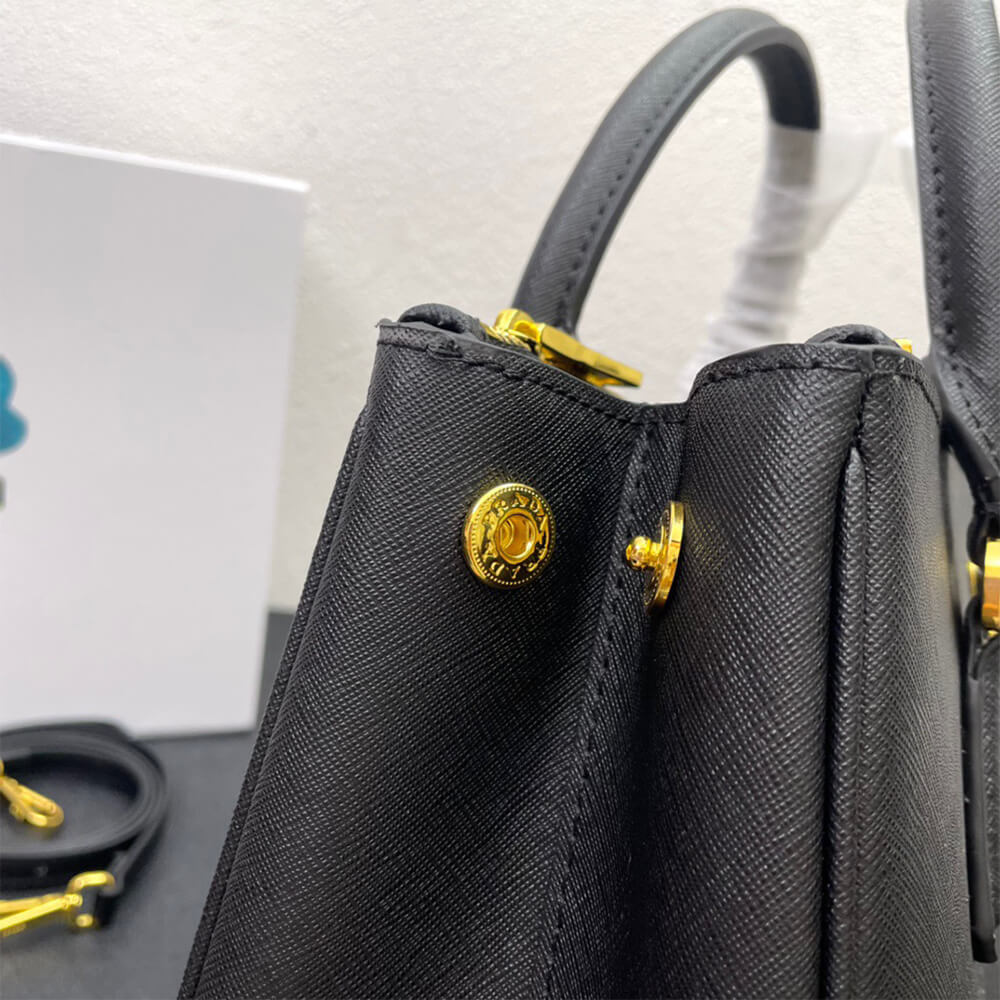 large Pra*a galleria saffiano leather bag