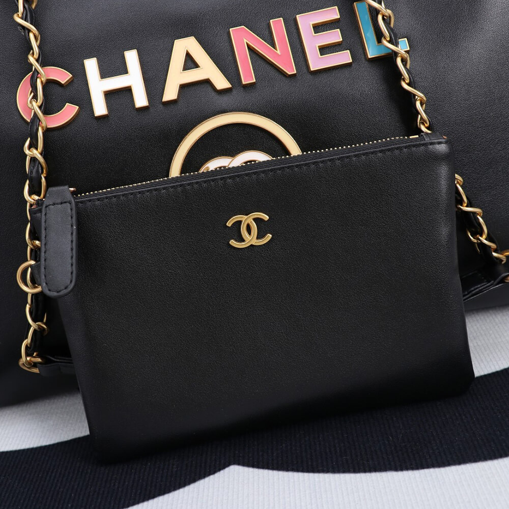 Ch*el large deauville tote