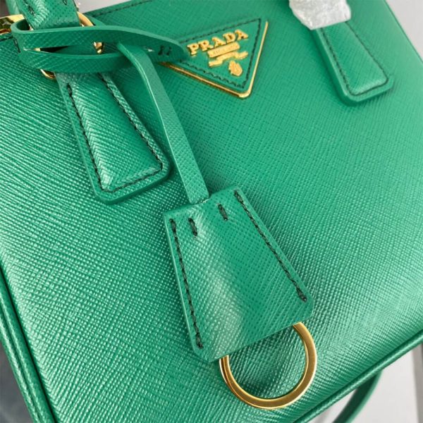 Pra*a galleria saffiano leather mini-bag